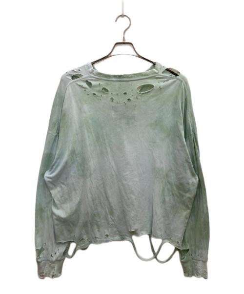 TEPPEI FURUYAMA（テッペイフルヤマ）TEPPEI FURUYAMA (テッペイフルヤマ) ダメージ加工カットソー ブルー サイズ:1の古着・服飾アイテム