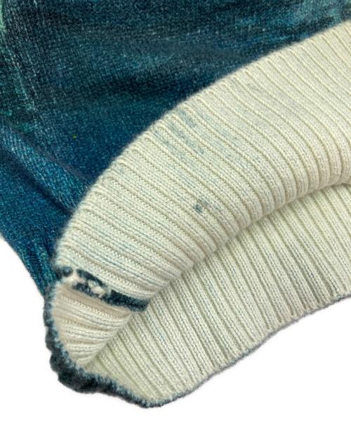 DAIRIKU（ダイリク）DAIRIKU (ダイリク) 18SS Photo Pullover Knit/18SS フォト プルオーバー ニット ブルー サイズ:Ⅿの古着・服飾アイテム