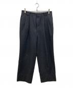 BALENCIAGA SPORTSバレンシアガ）の古着「ウールタックスラックス」｜グレー