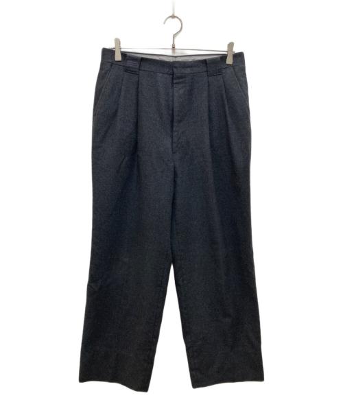 BALENCIAGA SPORTS（バレンシアガ）BALENCIAGA SPORTS (バレンシアガ) ウールタックスラックス グレー サイズ:表記無の古着・服飾アイテム