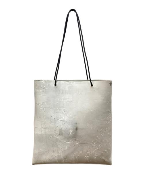 KAGARI YUSUKE（カガリユウスケ）KAGARI YUSUKE (カガリユウスケ) 白壁シンプルトートバッグ ホワイトの古着・服飾アイテム