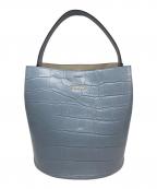 FURLAフルラ）の古着「ダナエ/ターンロックバケットバッグ」｜ブルー
