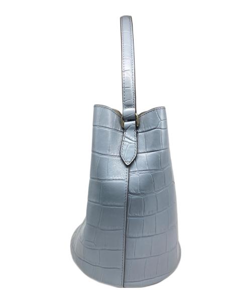 FURLA（フルラ）FURLA (フルラ) ダナエ/ターンロックバケットバッグ ブルーの古着・服飾アイテム