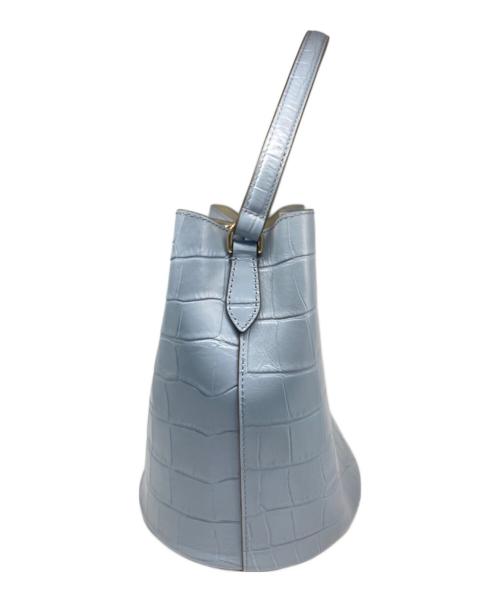 FURLA（フルラ）FURLA (フルラ) ダナエ/ターンロックバケットバッグ ブルーの古着・服飾アイテム