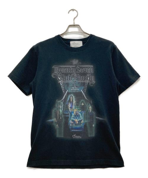 Azuma（アズマ）Azuma (アズマ) 27 CLUB FAMILY T-SHIRT / グラフィックプリントTシャツ ブラック サイズ:1の古着・服飾アイテム