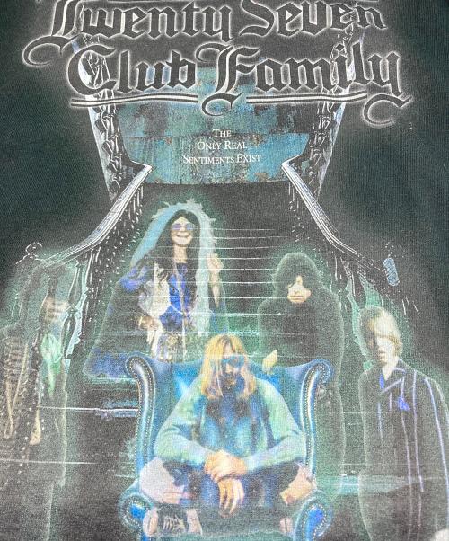 Azuma（アズマ）Azuma (アズマ) 27 CLUB FAMILY T-SHIRT / グラフィックプリントTシャツ ブラック サイズ:1の古着・服飾アイテム