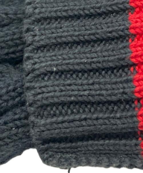 MONCLER GAMME BLEU（モンクレール ガム ブルー）MONCLER GAMME BLEU (モンクレール ガム ブルー) コットンカーディガン ネイビー×レッド サイズ:ＸＳの古着・服飾アイテム