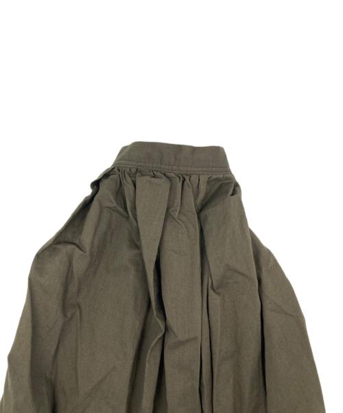 Plage（プラージュ）Plage (プラージュ) ブラウジング ギャザーワンピース カーキ サイズ:38 未使用品の古着・服飾アイテム