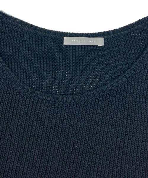 theory luxe（セオリーリュクス）theory luxe (セオリーリュクス) Finch Riviere ニット セーター ブラック サイズ:38の古着・服飾アイテム