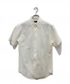 POLO RALPH LAURENポロ・ラルフローレン）の古着「半袖シアサッカーシャツ」｜ホワイト