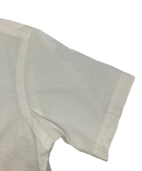 POLO RALPH LAUREN（ポロ・ラルフローレン）POLO RALPH LAUREN (ポロ・ラルフローレン) 半袖シアサッカーシャツ ホワイト サイズ:ＸＳの古着・服飾アイテム