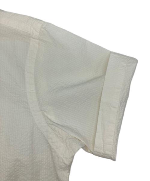 POLO RALPH LAUREN（ポロ・ラルフローレン）POLO RALPH LAUREN (ポロ・ラルフローレン) 半袖シアサッカーシャツ ホワイト サイズ:ＸＳの古着・服飾アイテム