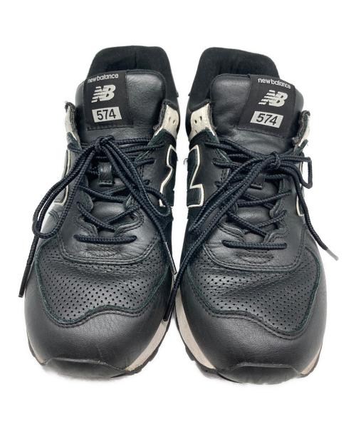 NEW BALANCE（ニューバランス）NEW BALANCE (ニューバランス) COMME des GARCONS JUNYA WATANABE MAN (コム デ ギャルソン ジュンヤ ワタナベ マン) ML574Y12 ブラック サイズ:26㎝の古着・服飾アイテム