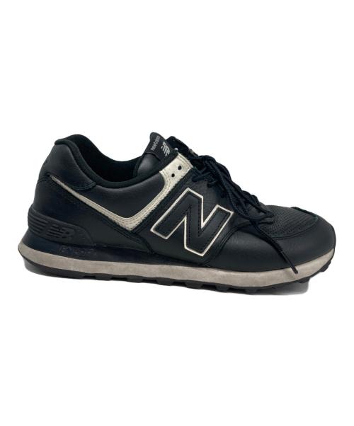 NEW BALANCE（ニューバランス）NEW BALANCE (ニューバランス) COMME des GARCONS JUNYA WATANABE MAN (コム デ ギャルソン ジュンヤ ワタナベ マン) ML574Y12 ブラック サイズ:26㎝の古着・服飾アイテム