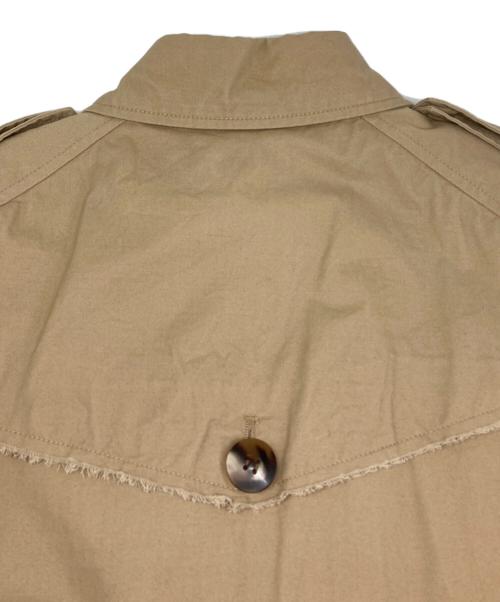 Ameri（アメリ）Ameri (アメリ) CUT OFF TRENCH VEST/カットオフトレンチベスト ベージュ サイズ:FREEの古着・服飾アイテム