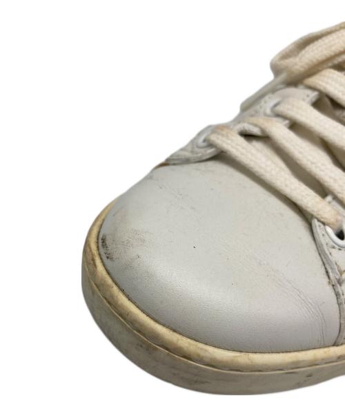 GUCCI（グッチ）GUCCI (グッチ) エンブロイダリースニーカー ホワイト サイズ:36の古着・服飾アイテム