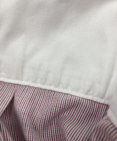 Thom Browne（トムブラウン）Thom Browne (トムブラウン) クレリックシャツ レッド×ホワイト サイズ:1の古着・服飾アイテム