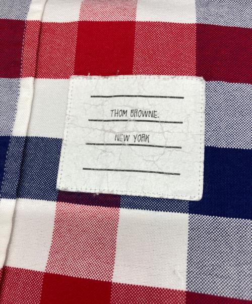 Thom Browne（トムブラウン）Thom Browne (トムブラウン) チェックシャツ レッド×ブルー サイズ:2の古着・服飾アイテム