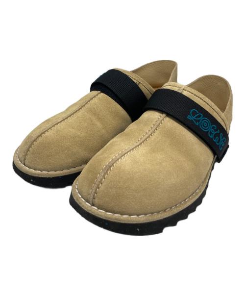 LOEWE（ロエベ）LOEWE (ロエベ) スウェードスリッパ ベージュ サイズ:42の古着・服飾アイテム