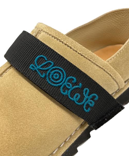 LOEWE（ロエベ）LOEWE (ロエベ) スウェードスリッパ ベージュ サイズ:42の古着・服飾アイテム