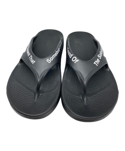 OOFOS（ウーフォス）OOFOS (ウーフォス) TAKAHIROMIYASHITA TheSoloIst. (タカヒロミヤシタ ザソロイスト) リカバリーサンダル ブラック サイズ:9の古着・服飾アイテム