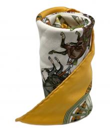 HERMES（エルメス）の古着「カレ90」｜イエロー