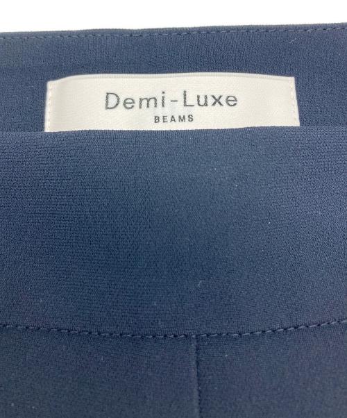 Demi-Luxe Beams（デミルクス ビームス）Demi-Luxe Beams (デミルクス ビームス) トリアセ 1タック パンツ ネイビー サイズ:34の古着・服飾アイテム