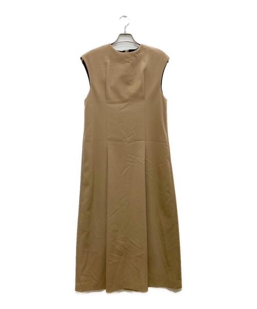 ADORE（アドーア）ADORE (アドーア) ノースリーブワンピース ベージュ サイズ:38の古着・服飾アイテム