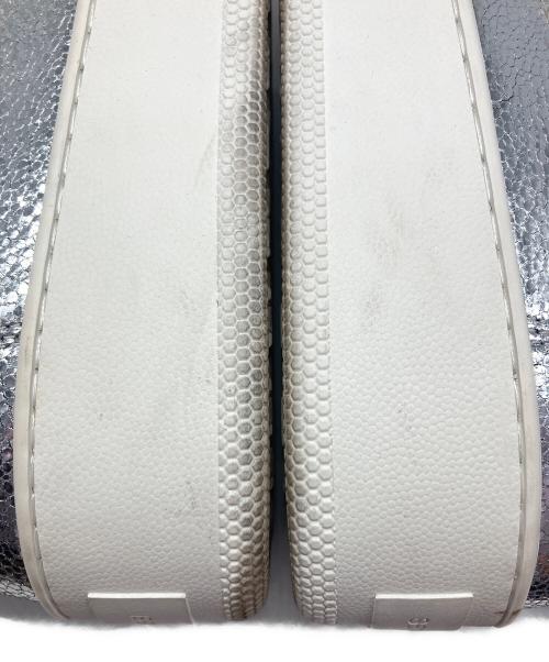 sergio rossi（セルジオロッシ）sergio rossi (セルジオロッシ) スリッポン シルバー サイズ:37の古着・服飾アイテム