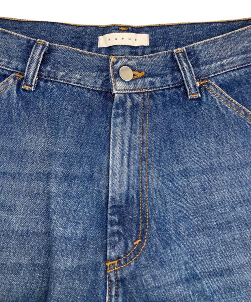 FUTUR（フューチャー）FUTUR (フューチャー) ワイドデニムパンツ インディゴ サイズ:表記無しの古着・服飾アイテム