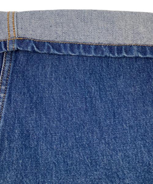 FUTUR（フューチャー）FUTUR (フューチャー) ワイドデニムパンツ インディゴ サイズ:表記無しの古着・服飾アイテム