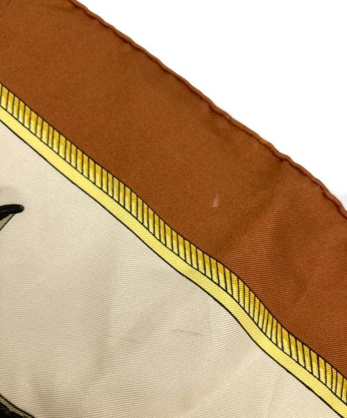 HERMES（エルメス）HERMES (エルメス) カレ90 ブラウンの古着・服飾アイテム