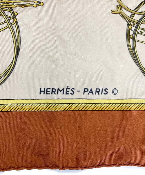 HERMES（エルメス）HERMES (エルメス) カレ90 ブラウンの古着・服飾アイテム