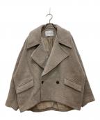 STYLE MIXERスタイルミキサー）の古着「ウールコクーンショートコート」｜ベージュ