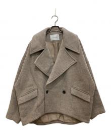 STYLE MIXER（スタイルミキサー）の古着「ウールコクーンショートコート」｜ベージュ