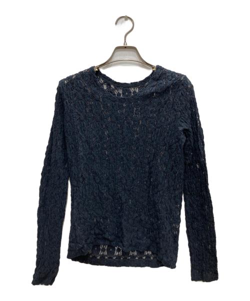 MACPHEE（マカフィー）MACPHEE (マカフィー) コットンナイロンレース クルーネックプルオーバー グレー サイズ:Ｓの古着・服飾アイテム