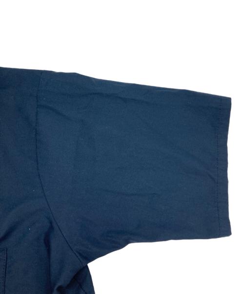 peels（ピールズ）peels (ピールズ) ショートスリーブ ワーク シャツ ネイビー サイズ:Ｍの古着・服飾アイテム
