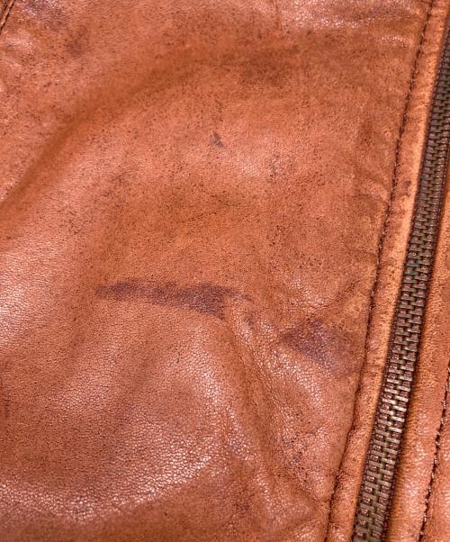 GARIBALDI（ガリバルディ）GARIBALDI (ガリバルディ) レザーフライトジャケット ブラウン サイズ:Ｌの古着・服飾アイテム