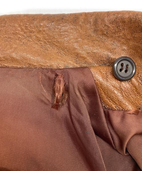 GARIBALDI（ガリバルディ）GARIBALDI (ガリバルディ) レザーフライトジャケット ブラウン サイズ:Ｌの古着・服飾アイテム