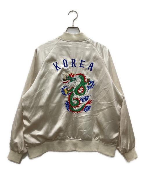 BACKERS（バッカーズ）Backers (バッカーズ) スカジャン ホワイト サイズ:Fの古着・服飾アイテム