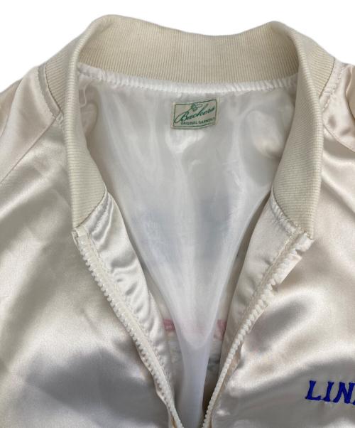 BACKERS（バッカーズ）Backers (バッカーズ) スカジャン ホワイト サイズ:Fの古着・服飾アイテム