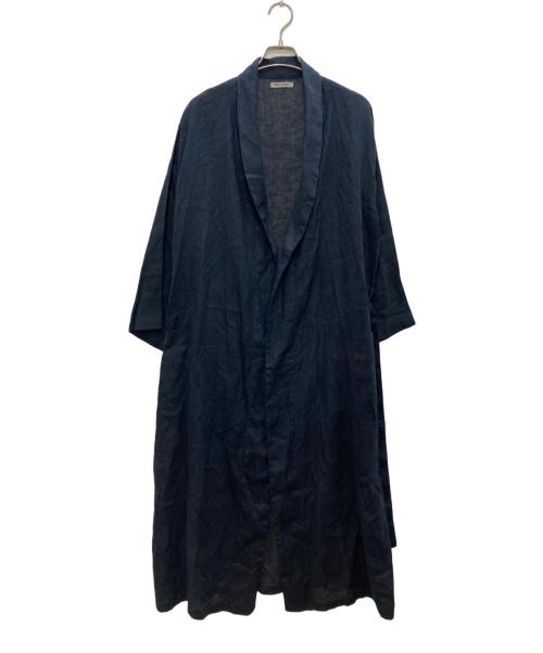 fog linen work（フォグリネンワーク）fog linen work (フォグリネンワーク) weekdays リネンロングボレロ ネイビー サイズ:Freeの古着・服飾アイテム