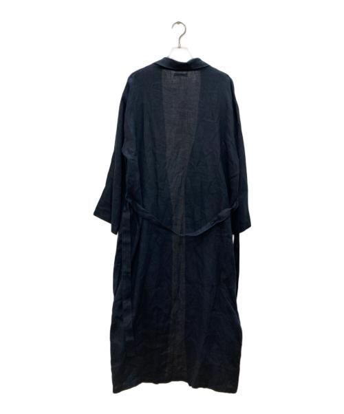 fog linen work（フォグリネンワーク）fog linen work (フォグリネンワーク) weekdays リネンロングボレロ ネイビー サイズ:Freeの古着・服飾アイテム