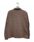 PHIGVEL MAKERS & Co. (フィグベルマーカーズ) RASCHEL BORDER LONG SLEEVE POLO/ラッセルボーダーロングスリーブポロ ブラウン×ホワイト サイズ:2：15000円