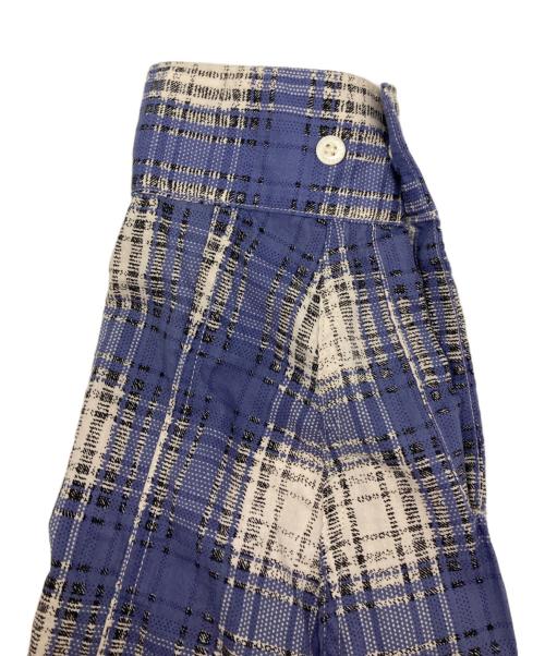 PHIGVEL MAKERS & Co.（フィグベルマーカーズ）PHIGVEL MAKERS & Co. (フィグベルマーカーズ) PRINT OMBRE OPEN CALLAR LS SHIRT/プリントオンブレオープンカラーLSシャツ ブルー×ホワイト サイズ:3の古着・服飾アイテム