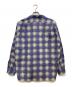 PHIGVEL MAKERS & Co. (フィグベルマーカーズ) PRINT OMBRE OPEN CALLAR LS SHIRT/プリントオンブレオープンカラーLSシャツ ブルー×ホワイト サイズ:3：14000円