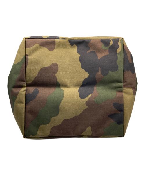 Herve Chapelier（エルベシャプリエ）Herve Chapelier (エルベシャプリエ) カモフラージュ舟型トートL バッグ カーキ×ネイビーの古着・服飾アイテム