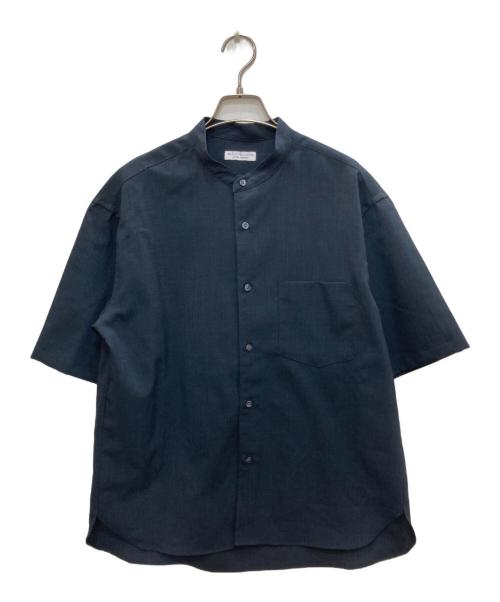 BEAUTY&YOUTH（ビューティーアンドユース）BEAUTY&YOUTH (ビューティーアンドユース) バンドカラーシャツ＆イージーパンツ セットアップ グレー サイズ:Mの古着・服飾アイテム