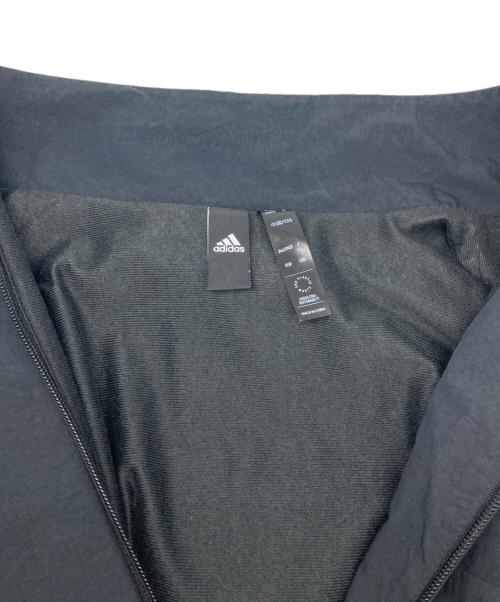 adidas（アディダス）adidas (アディダス) ウインドフルジップ ウーブンジャケット ブラック サイズ:2XLの古着・服飾アイテム