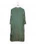 RHC Ron Herman (アールエイチシー ロンハーマン) NATALIE MARTIN (ナタリー・マーティン) ストライプシャツワンピース グリーン×ホワイト サイズ:ＸＳ：6000円